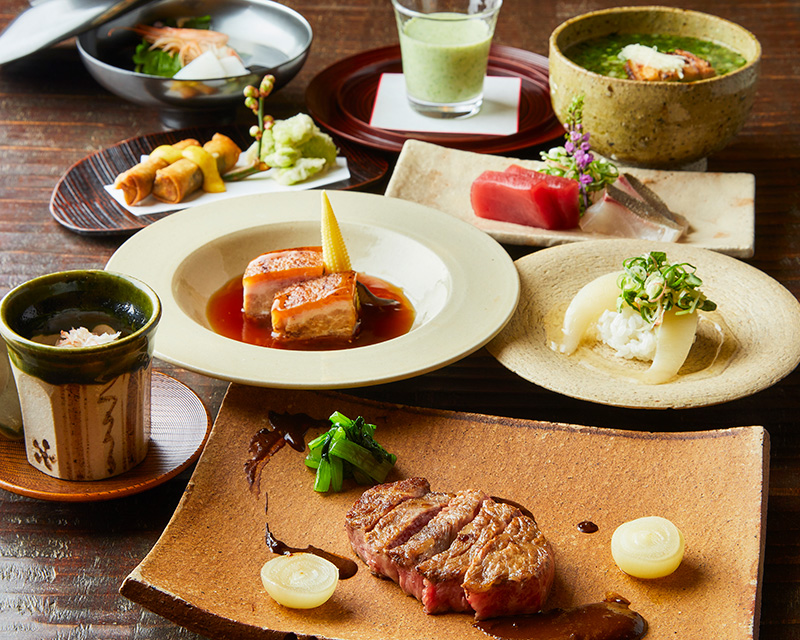 Seasonal Okinawan Kaiseki 9-Dish Course Kakyu